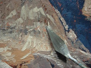 Berge malen und Felsen malen mit Ölfarben von Mike Callahan
