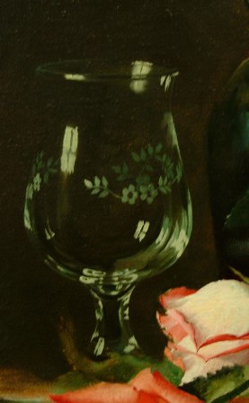 Glas malen auf klassischen Stilleben von Alexei Antonov