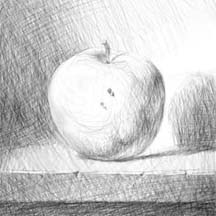 Einen Apfel malen oder Äpfel malen altmeisterlich von Alexei Antonov