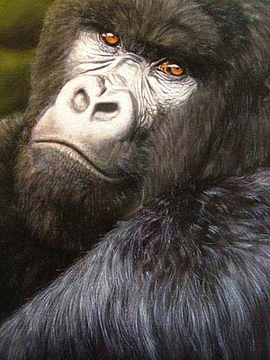 Wie malt man Fell Schritt-für-Schitt Erklärung von Jason Morgan am Beispiel eines Gorillas