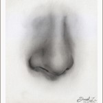 Eine Nase zeichnen mit Bleistift -Wie zeichnet man eine Nase- Anleitung -David Te