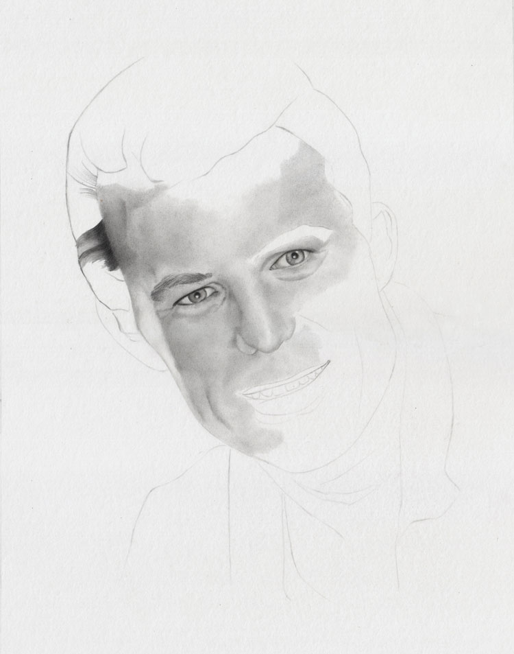 Gesicht Augen Nase Zeichnen-Portrait Zeichnen ein Mann- Anleitung - David Te