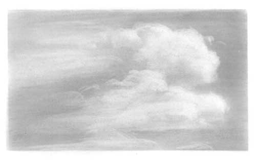 Himmel und Wolken mit Bleistift zeichnen –Anleitung – Diane Wright