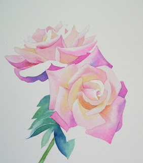 Blüten malen Aquarell Anleitung 2 von Barbara Fox