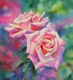 Blüten malen Aquarell Anleitung 2 von Barbara Fox