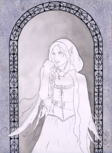 Gothic Bilder malen Feen und Elfen malen lernen– Rebecca Sinz